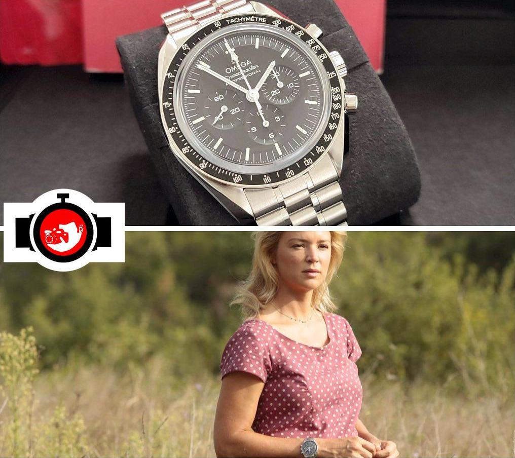 actor Virginie Efira spotted wearing a Omega 