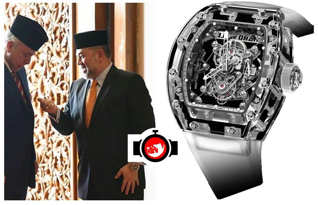 royal Yang Di-pertuan Agong Of Malaysia Sultan Muhammad V spotted wearing a Richard Mille RM56-02