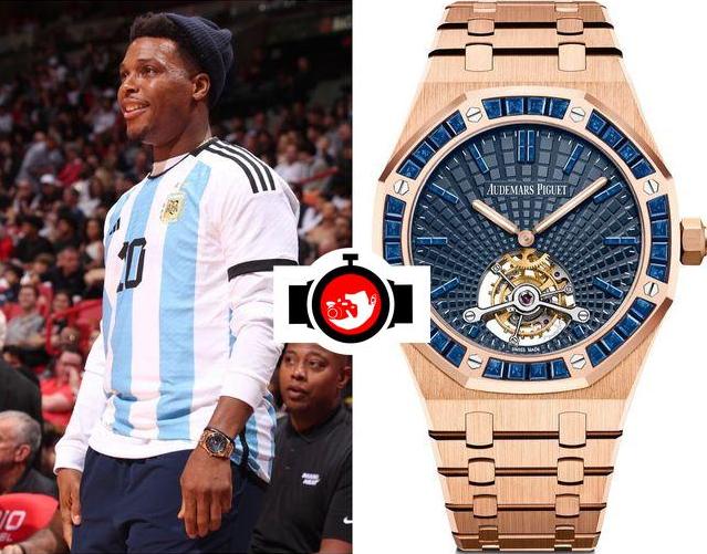 basketball player Kyle Lowry spotted wearing a Audemars Piguet 26521OR