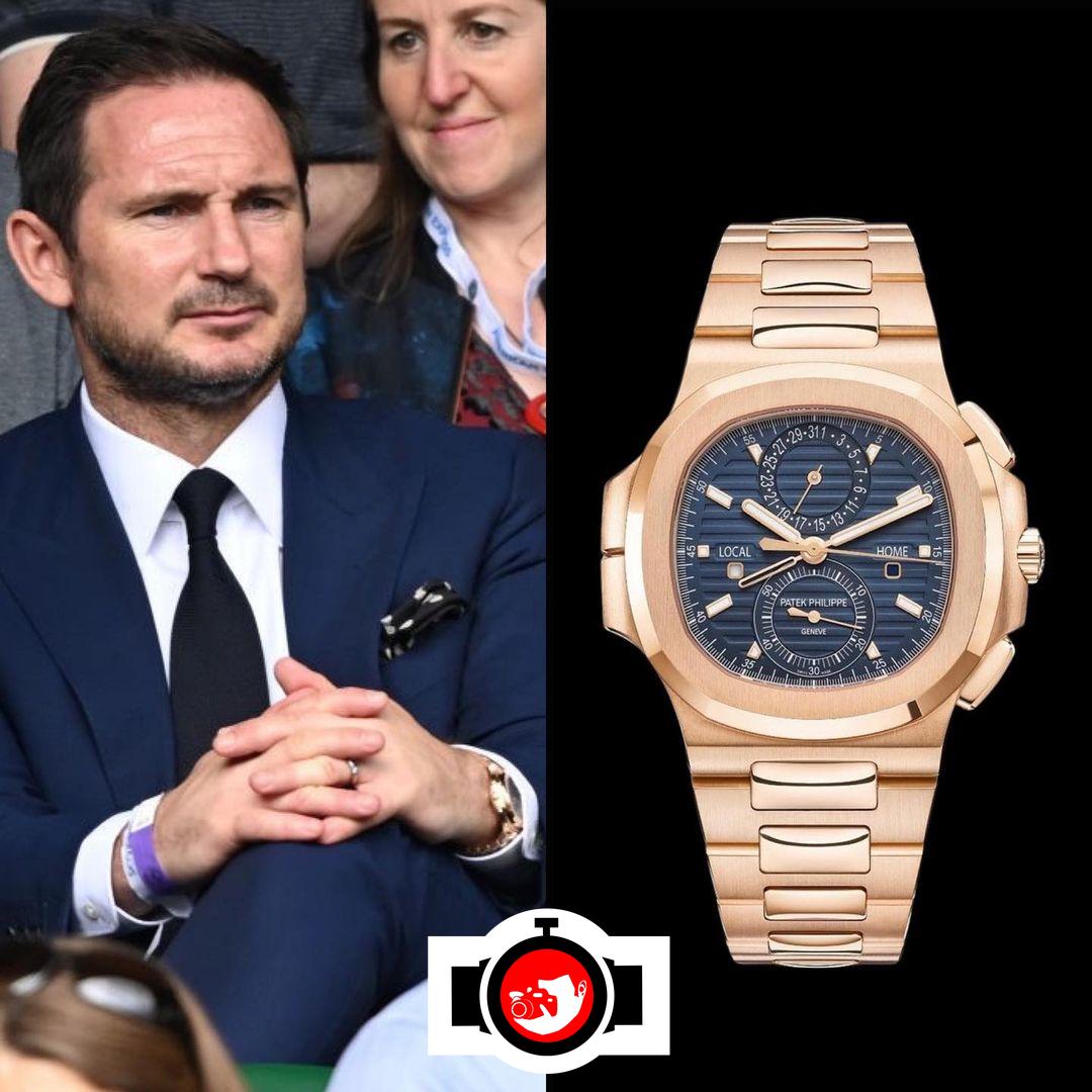 football manager Frank Lampard spotted wearing a Patek Philippe 5990/1R