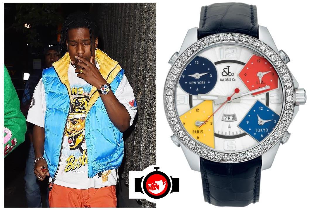 ASAP Rocky's Impressive Jacob & Co Five Time Zone Watch Collection