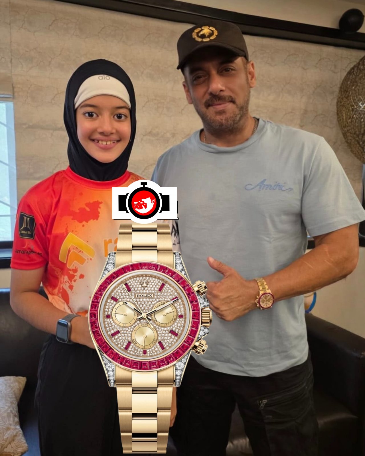 actor Salman Khan spotted wearing a Rolex 126598TRU