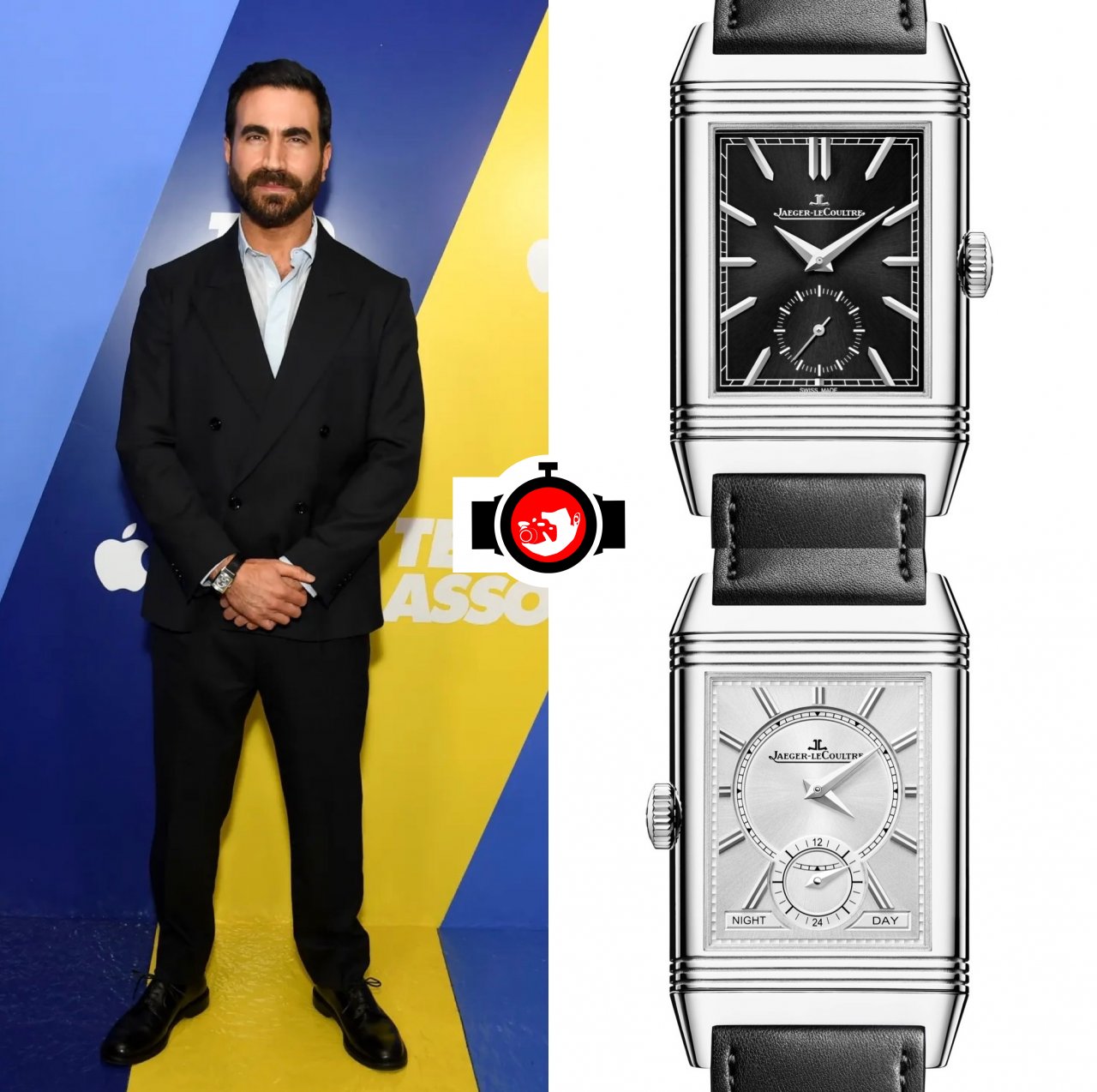 actor Brett Goldstein spotted wearing a Jaeger LeCoultre Q398847J