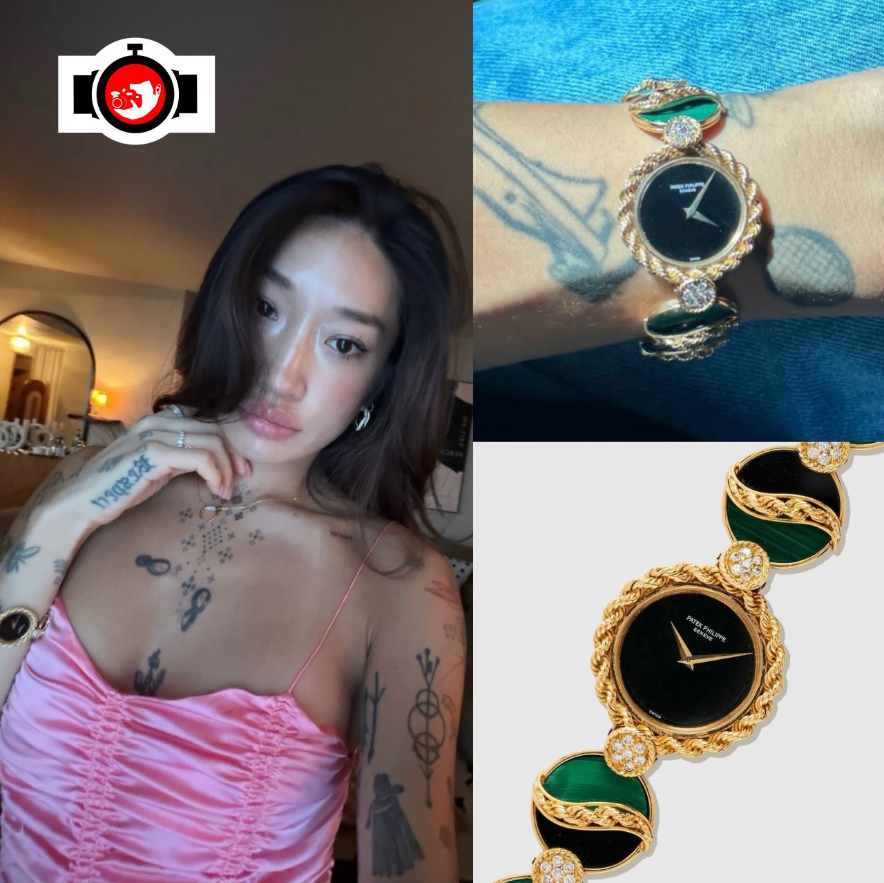 influencer Peggy Gou spotted wearing a Patek Philippe 4282/4
