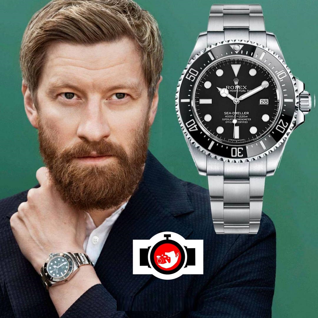 actor Odd-Magnus Williamson spotted wearing a Rolex 116600