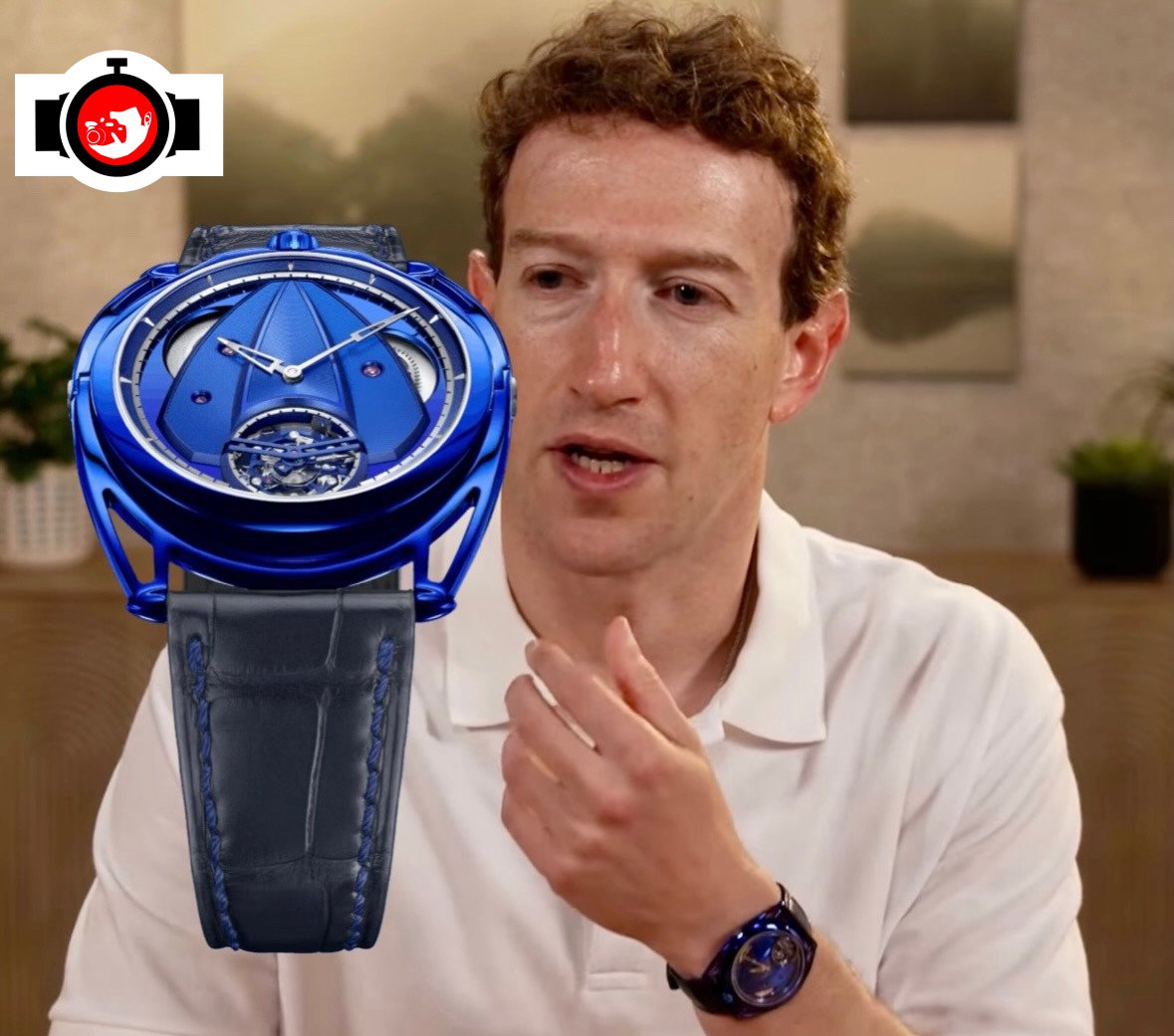 entrepreneur Mark Zuckerberg spotted wearing a de Bethune DB28XS