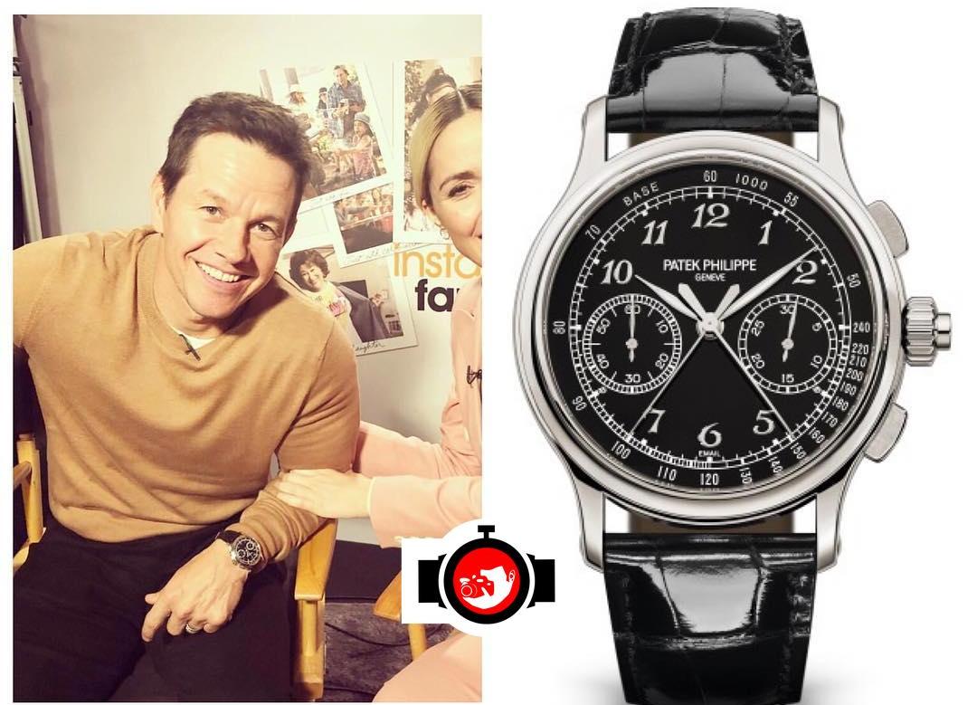 actor Mark Wahlberg spotted wearing a Patek Philippe 5370P️