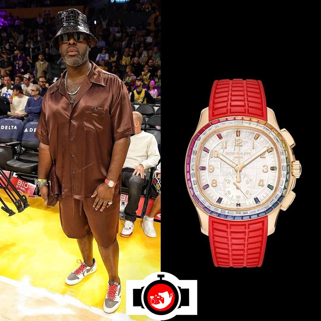 influencer Corey Gamble spotted wearing a Patek Philippe 7968/300R