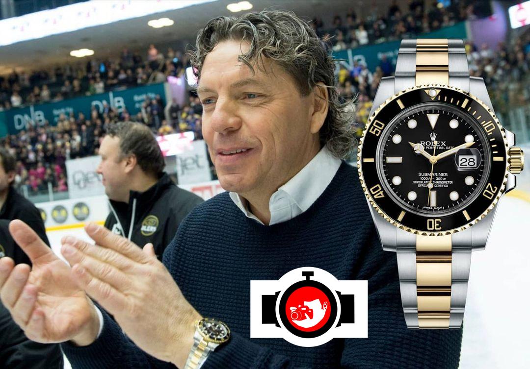 business man Tore Christiansen spotted wearing a Rolex 