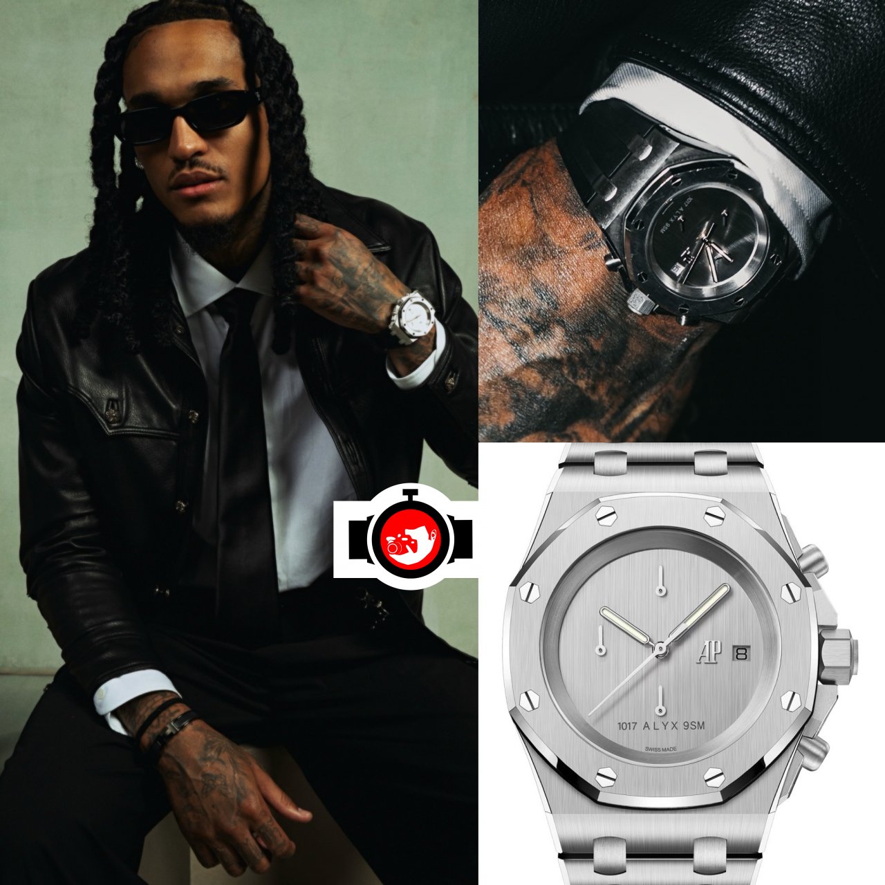 basketball player Jordan Clarkson spotted wearing a Audemars Piguet 26238BC