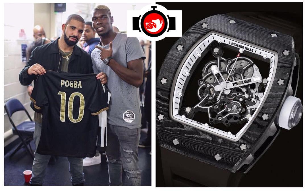 footballer Paul Pogba spotted wearing a Richard Mille RM55