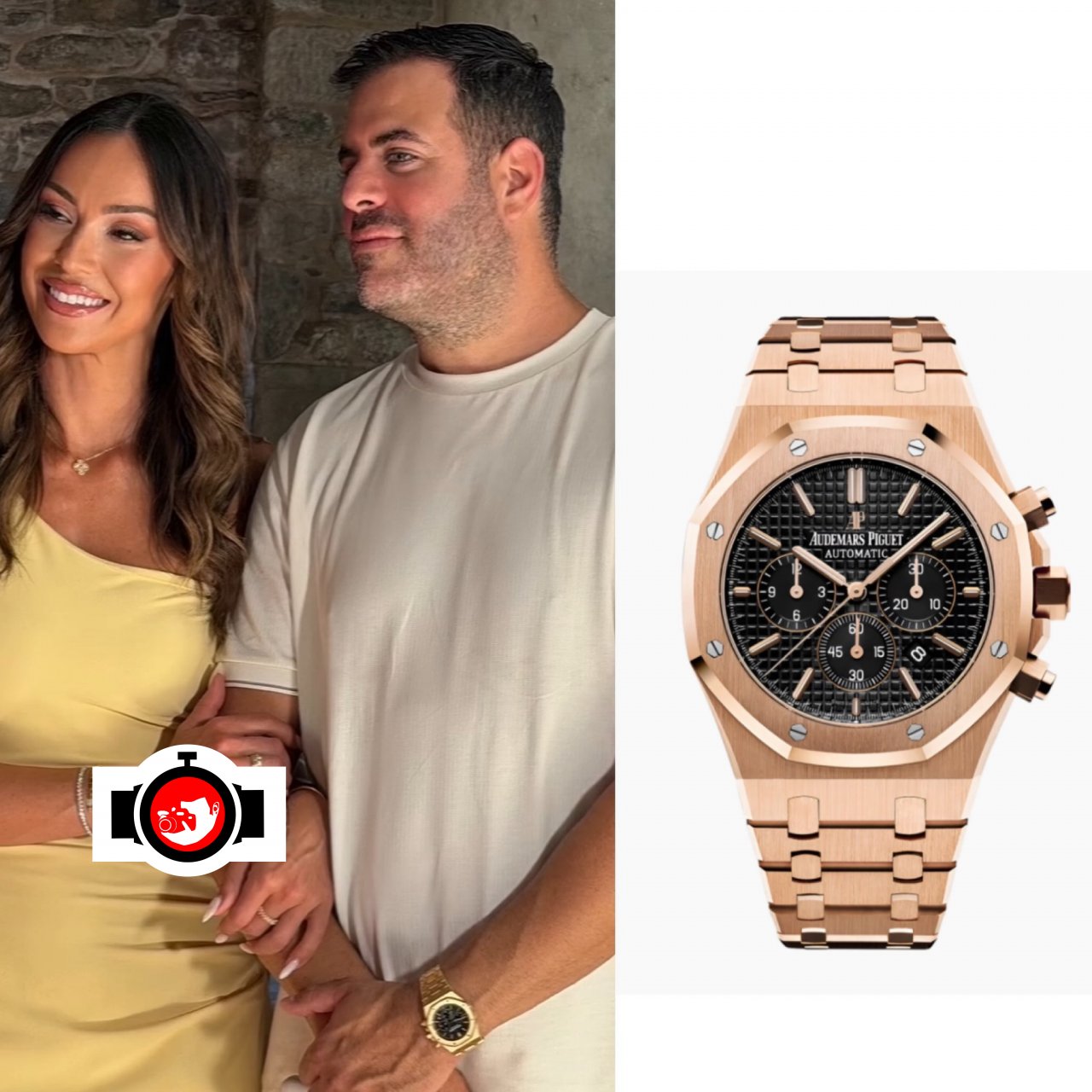  John Meramveliwtakis spotted wearing a Audemars Piguet 26331OR.OO.1220OR.02