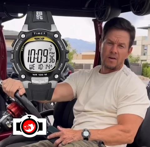 actor Mark Wahlberg spotted wearing a Timex 