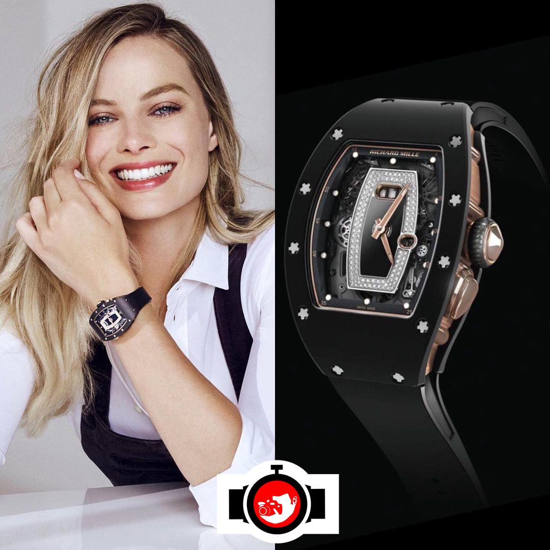 Margot Robbie's Timeless Elegance: A Look at her Richard Mille RM 037 for Ladies