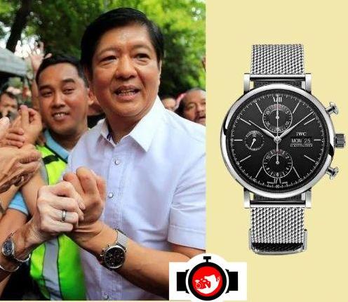 politician Bongbong Marcos spotted wearing a IWC IW391012