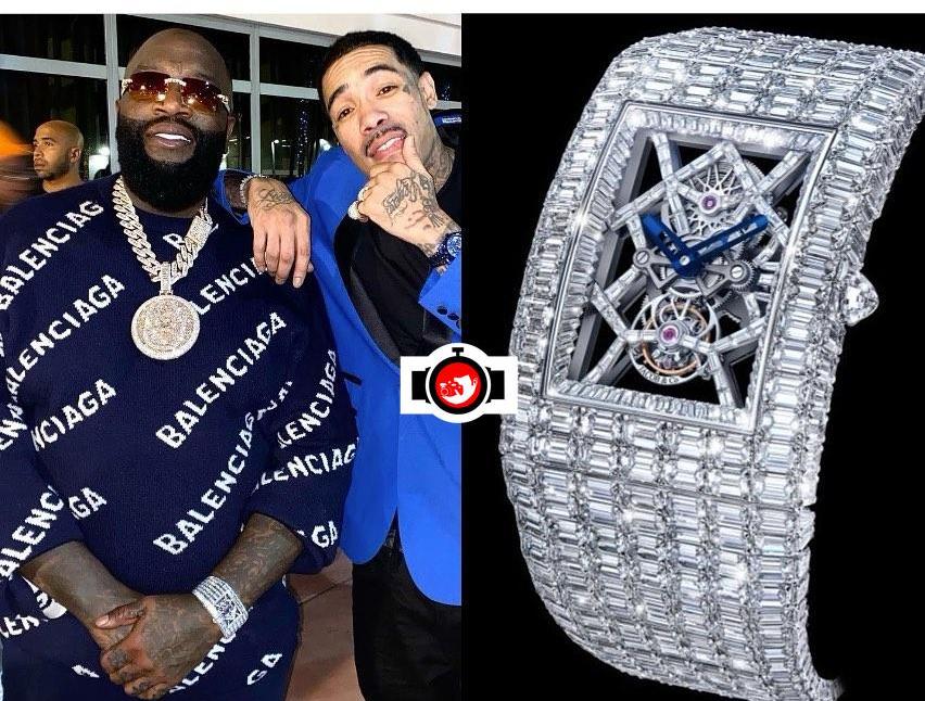 rapper Rick Ross spotted wearing a Jacob & Co 