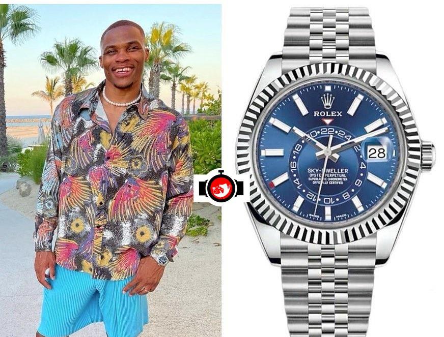 basketball player Russell Westbrook spotted wearing a Rolex 326934