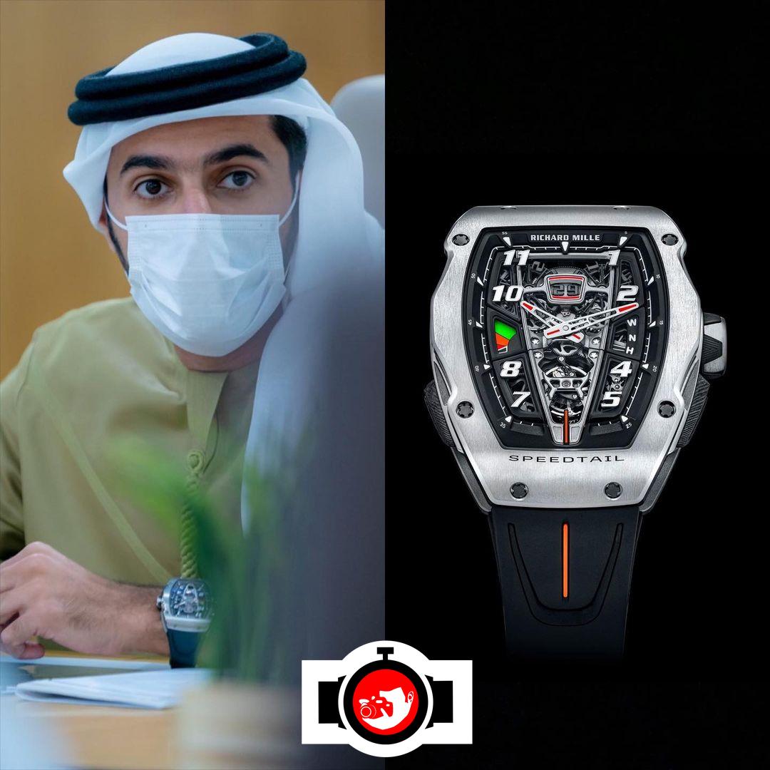 royal Rashid Bin Humaid Al Nuaimi spotted wearing a Richard Mille RM 40-01