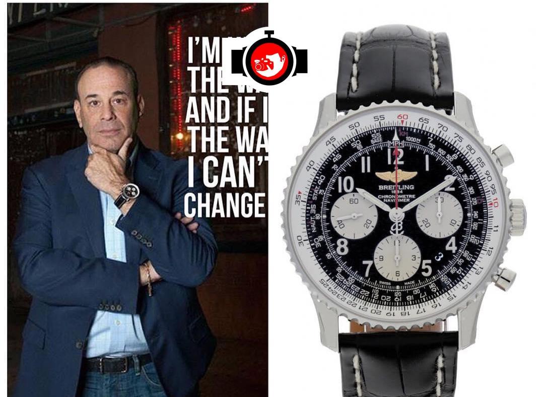 television presenter Jon Taffer spotted wearing a Breitling AB012012