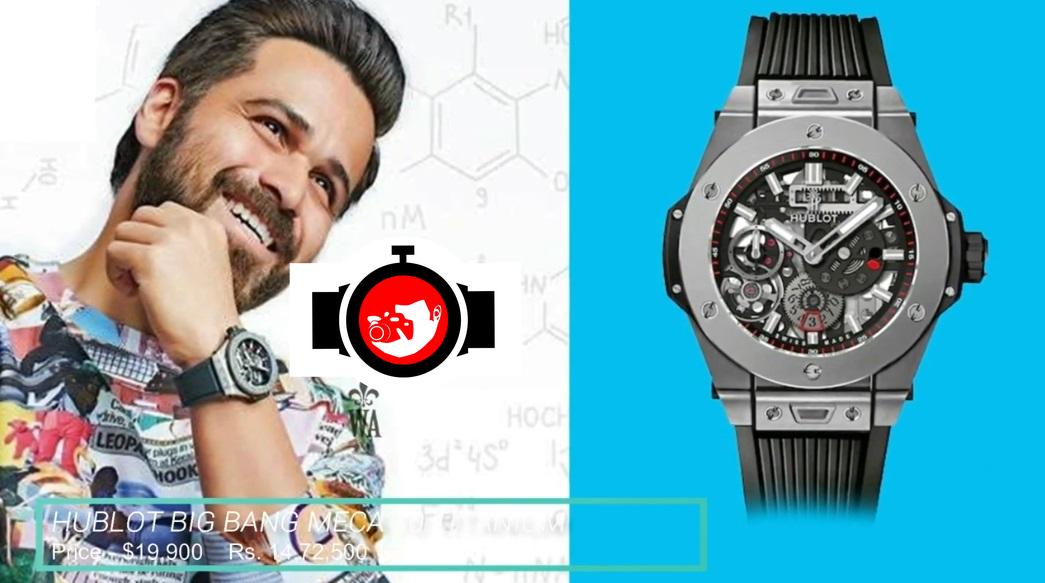 actor Emraan Hashmi spotted wearing a Hublot 
