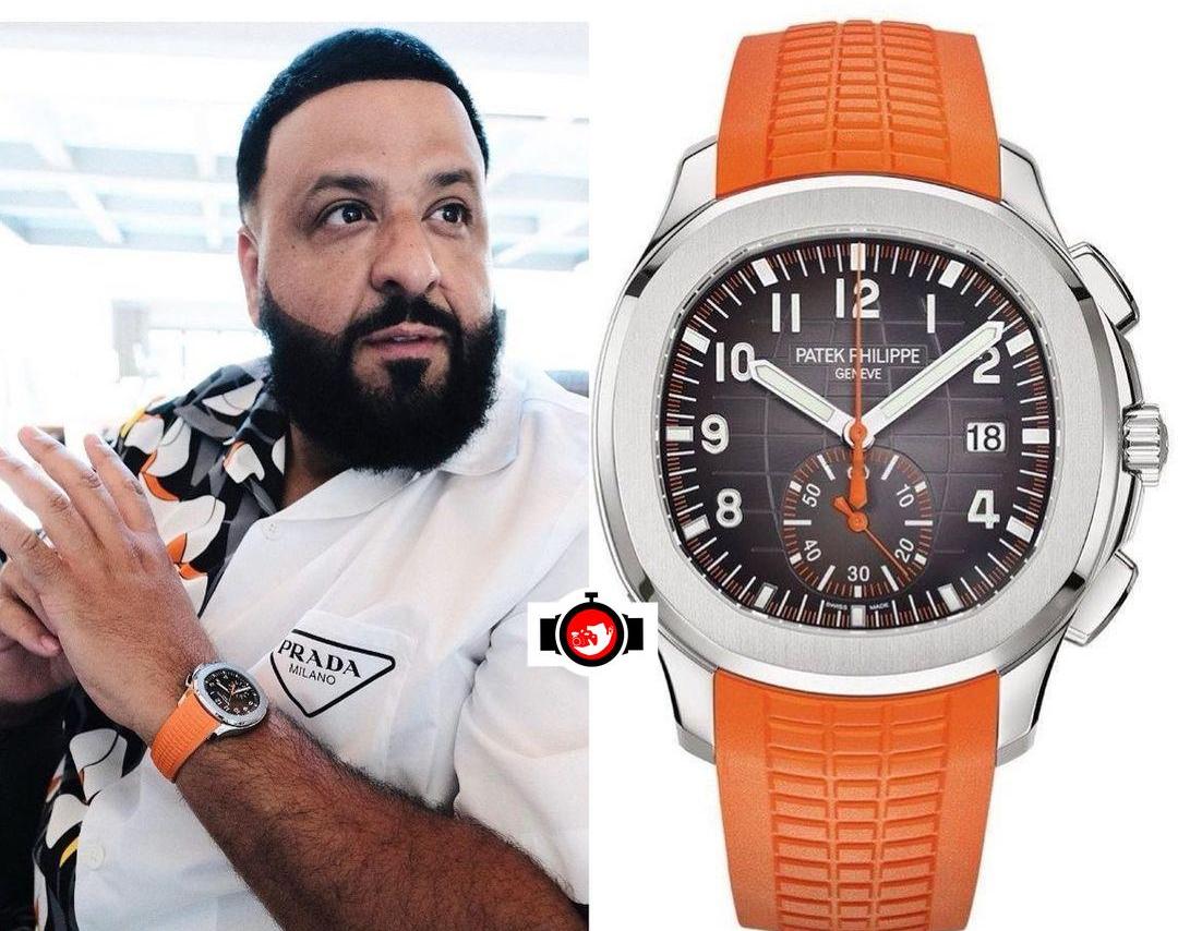 DJ Khaled's Impressive Watch Collection: The Stainless Steel Patek Philippe Chronograph Aquanaut
