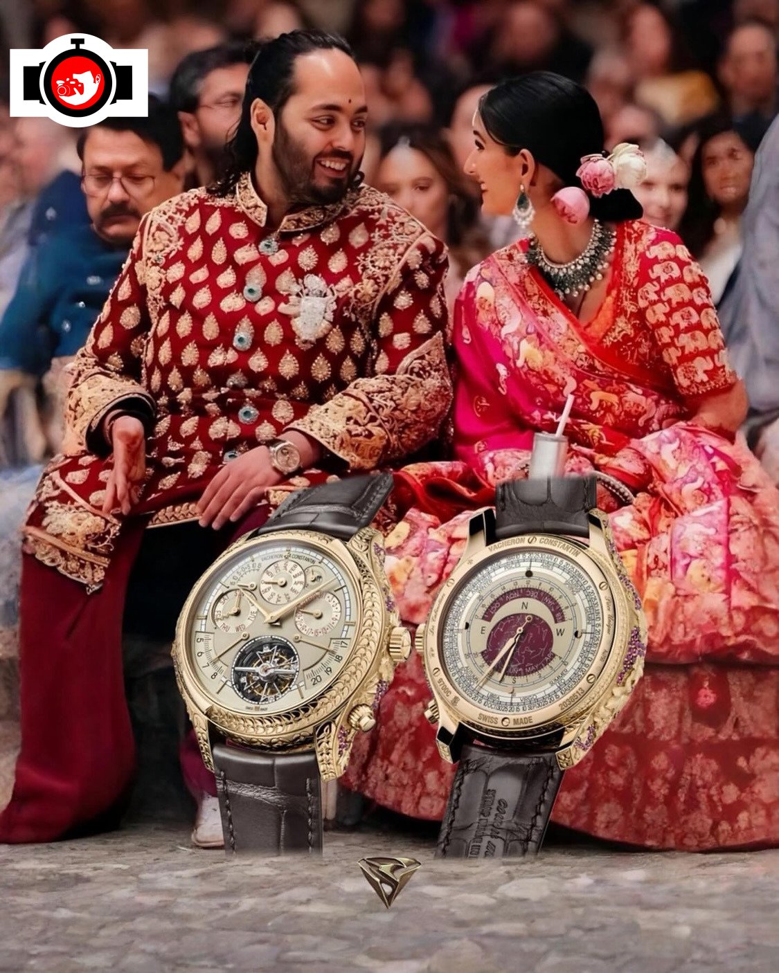 entrepreneur Anant Ambani spotted wearing a Vacheron Constantin 