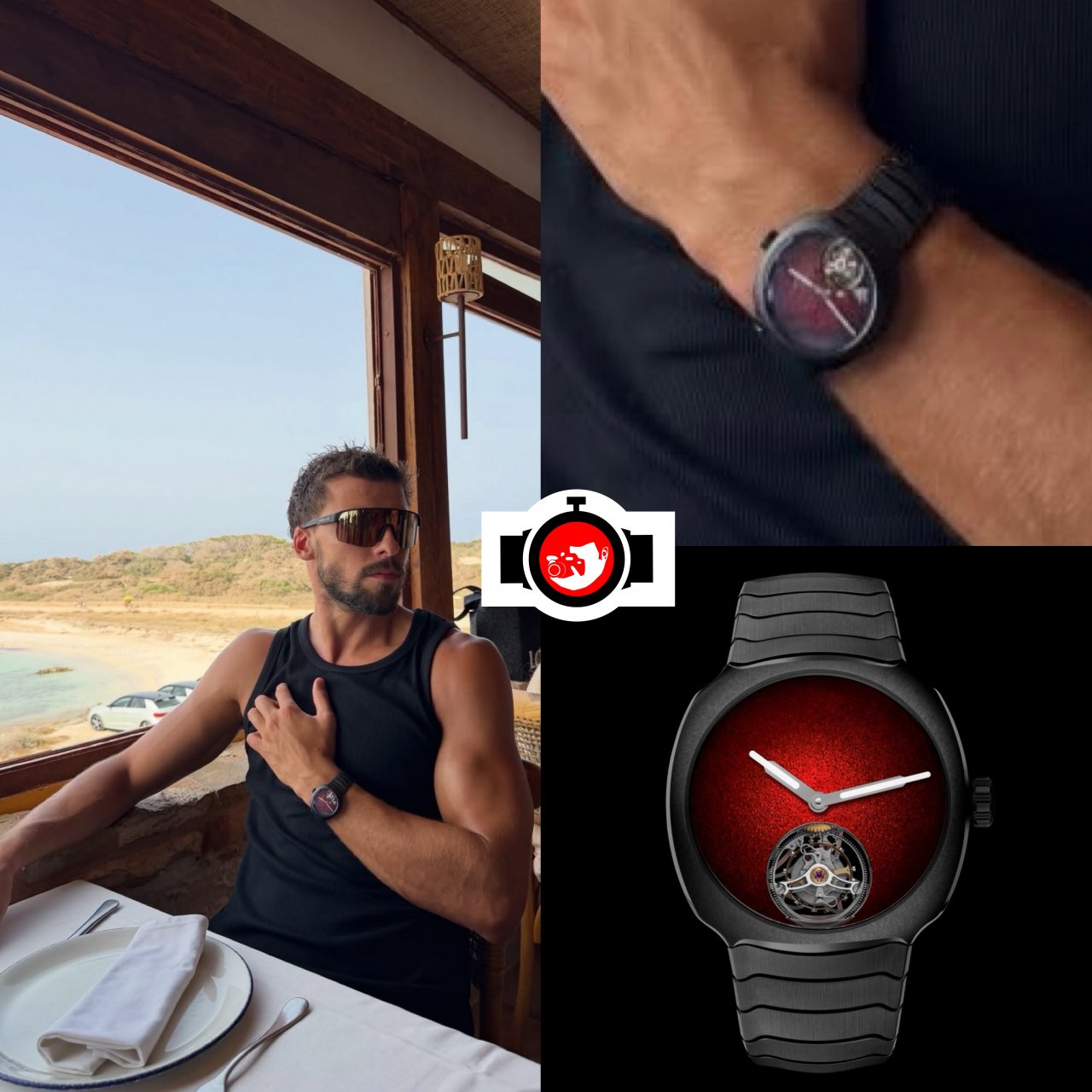 footballer Rúben Dias spotted wearing a H. Moser & Cie. 6805-2000