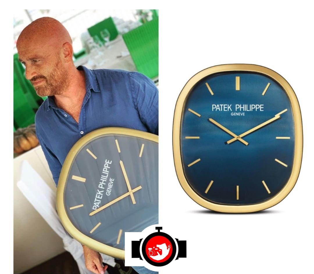 television presenter Rudy Zerbi spotted wearing a Patek Philippe 3848J