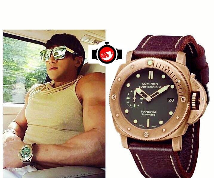 influencer Chul Soon spotted wearing a Panerai PAM00382