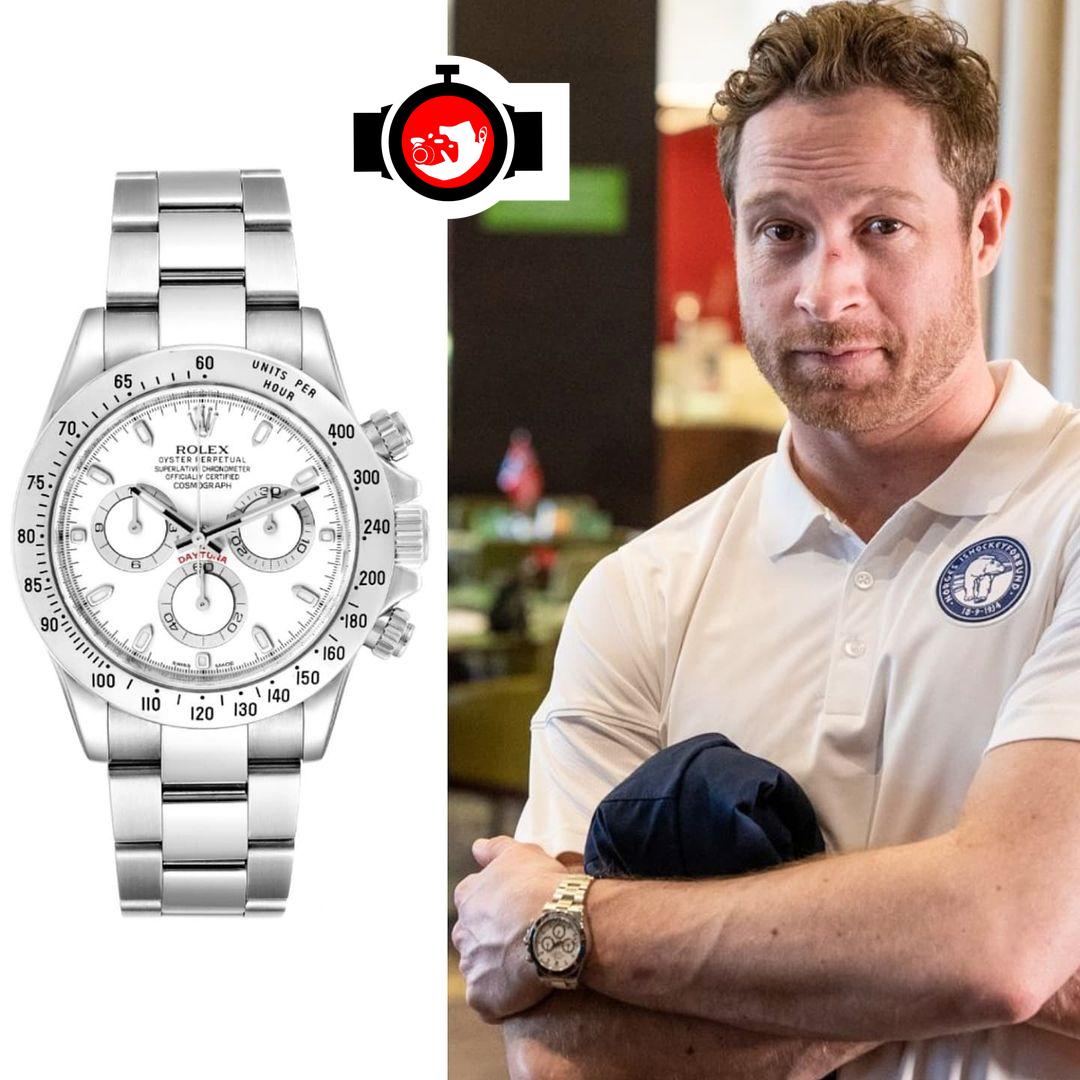 athlete Martin Røymark spotted wearing a Rolex 116520