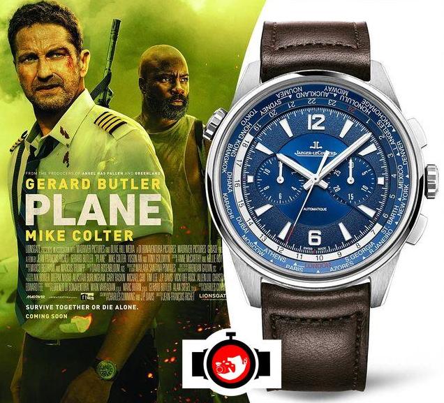 actor Gerard Butler spotted wearing a Jaeger LeCoultre 