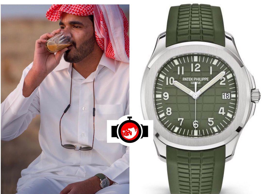 Joaan Bin Hamad Al Thani's Impressive Watch Collection: White Gold Patek Philippe Khaki Green Aquanaut