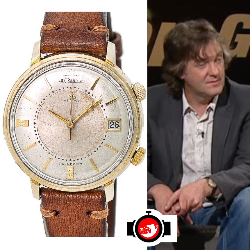 television presenter James May spotted wearing a Jaeger LeCoultre 