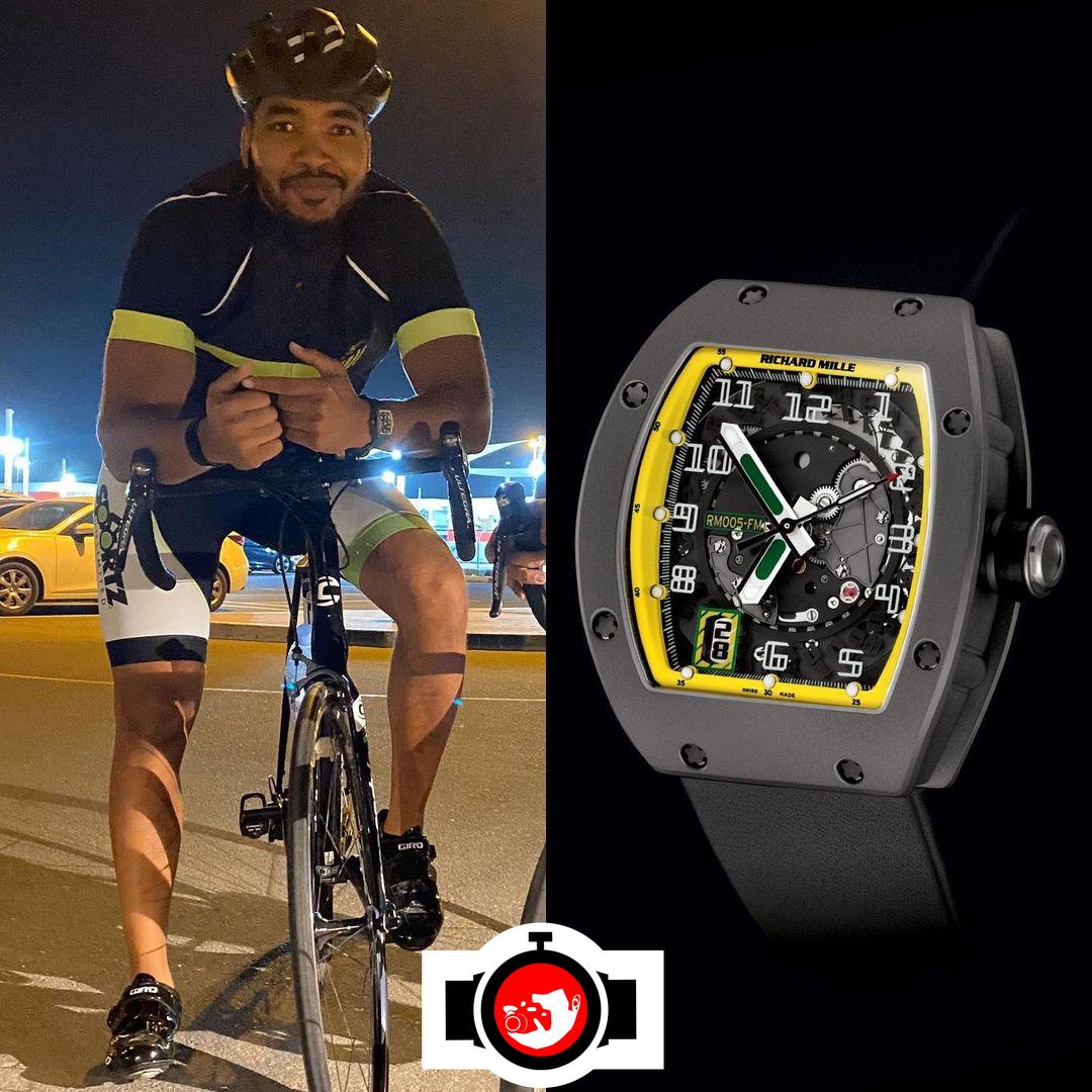 business man Oweis Zahran spotted wearing a Richard Mille RM005