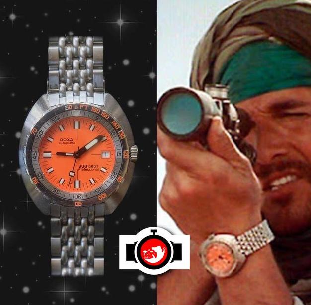 actor Matthew McConaughey spotted wearing a Doxa 
