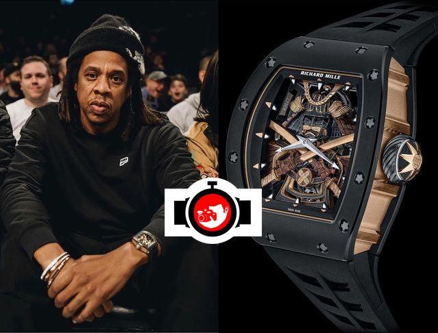 rapper Jay-Z spotted wearing a Richard Mille RM 47
