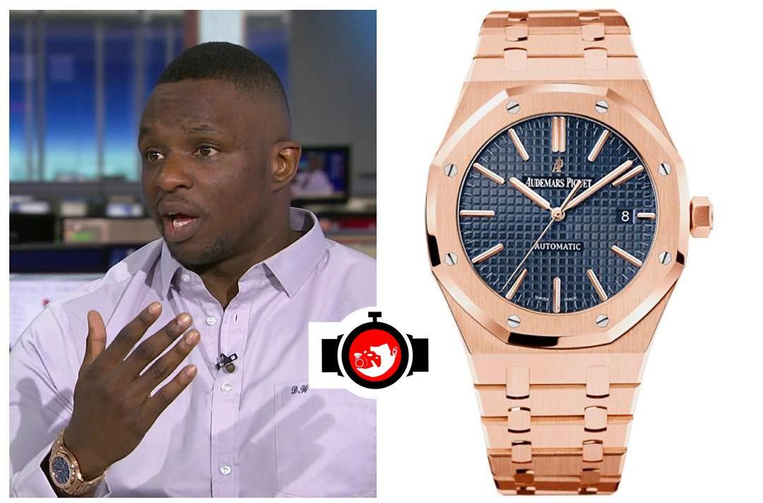 boxer Dillian WHyte spotted wearing a Audemars Piguet 15400OR