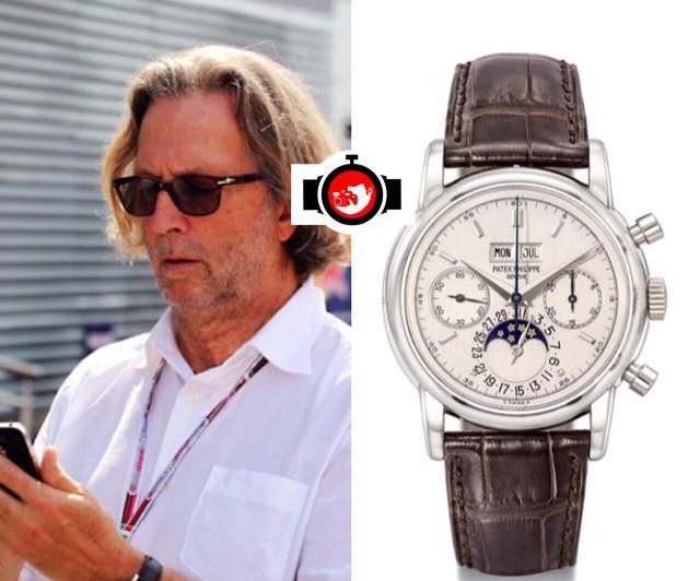 singer Eric Clapton spotted wearing a Patek Philippe 2499