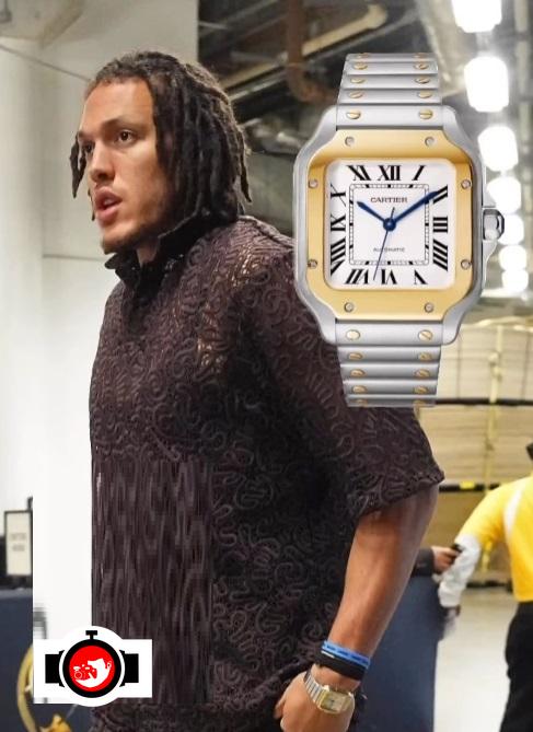 basketball player Aaron Gordon spotted wearing a Cartier 