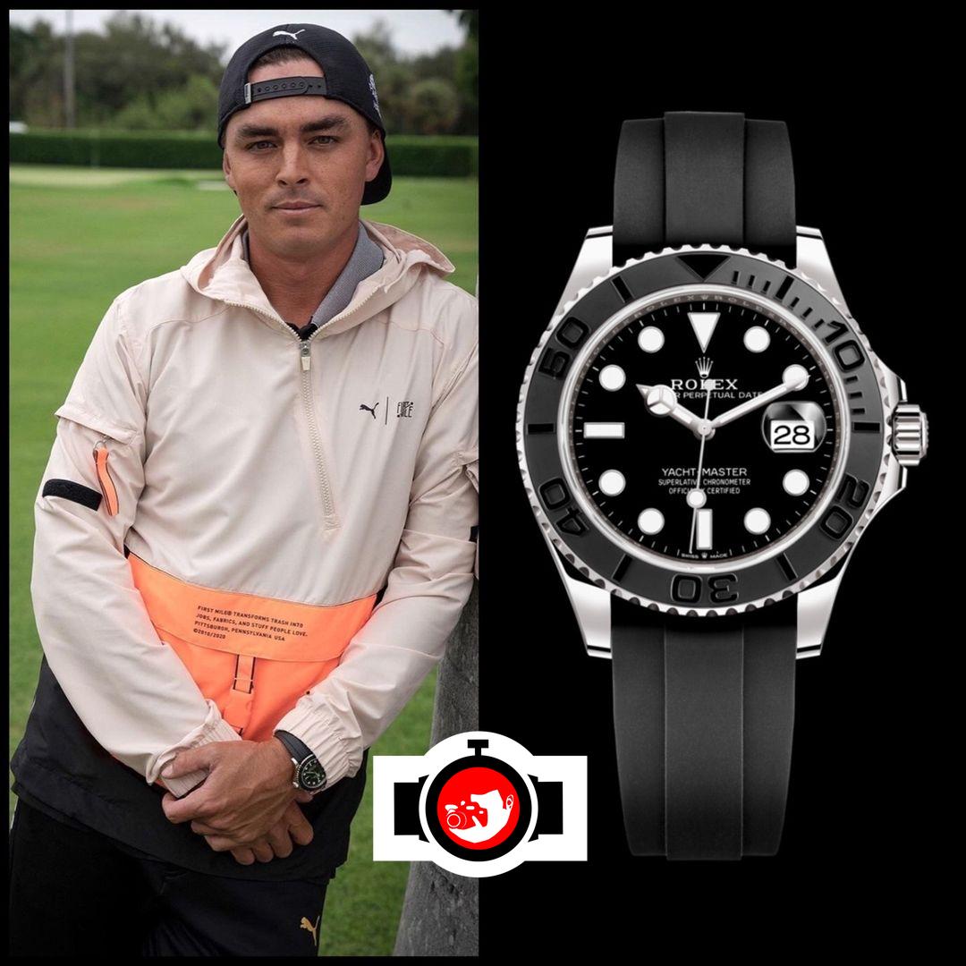golfer Rickie Fowler spotted wearing a Rolex 226659