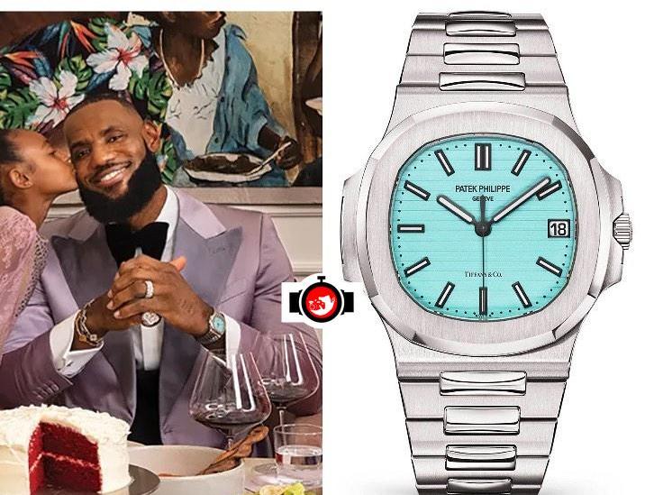 Inside LeBron James's Impressive Watch Collection: A Look at His Patek Philippe Nautilus with Tiffany & Co Blue Dial