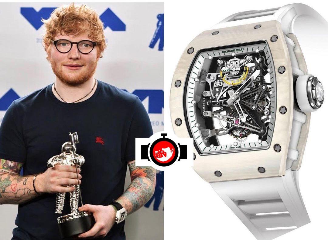 Inside Ed Sheeran's Luxurious Watch Collection: The White Quartz TPT Richard Mille RM38-01