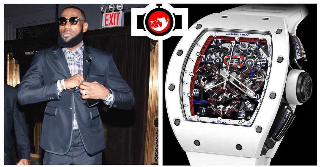 Inside LeBron James’s Iconic Watch Collection: The NTPT White Ceramic Richard Mille RM011 ‘Asia Edition’