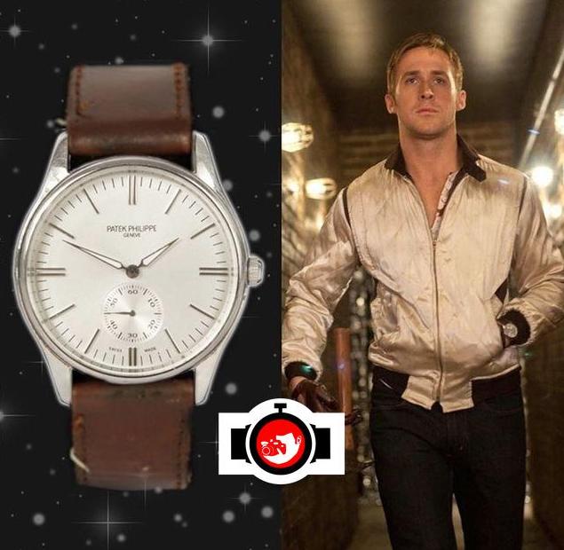 actor Ryan Gosling spotted wearing a Patek Philippe 