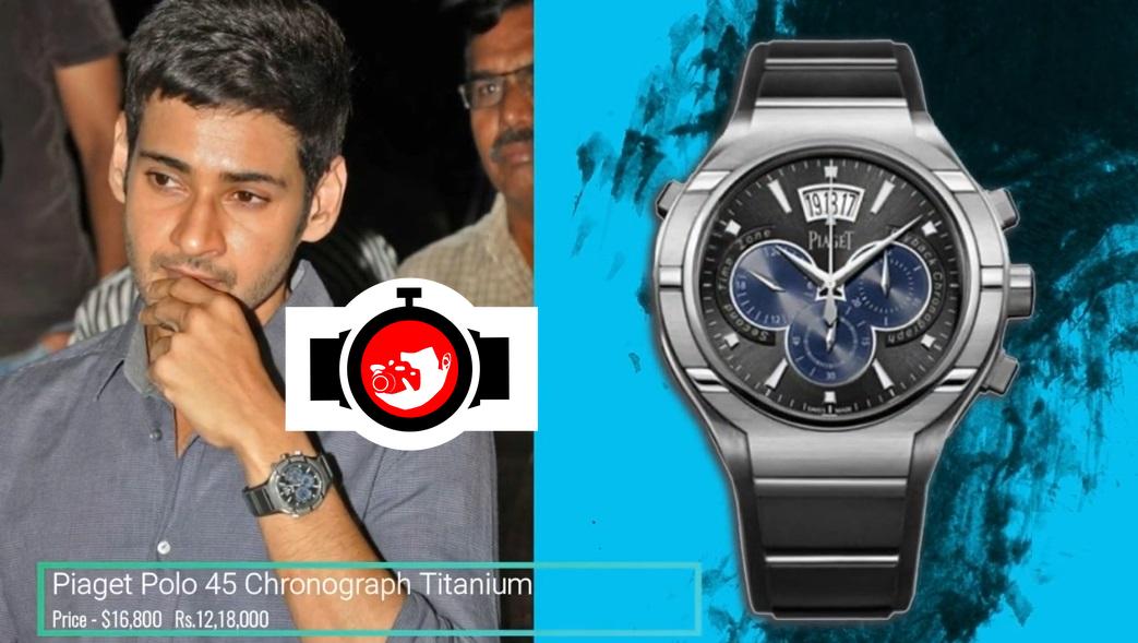Mahesh Babu's Piaget Polo 45 Chronograph Titanium Watch