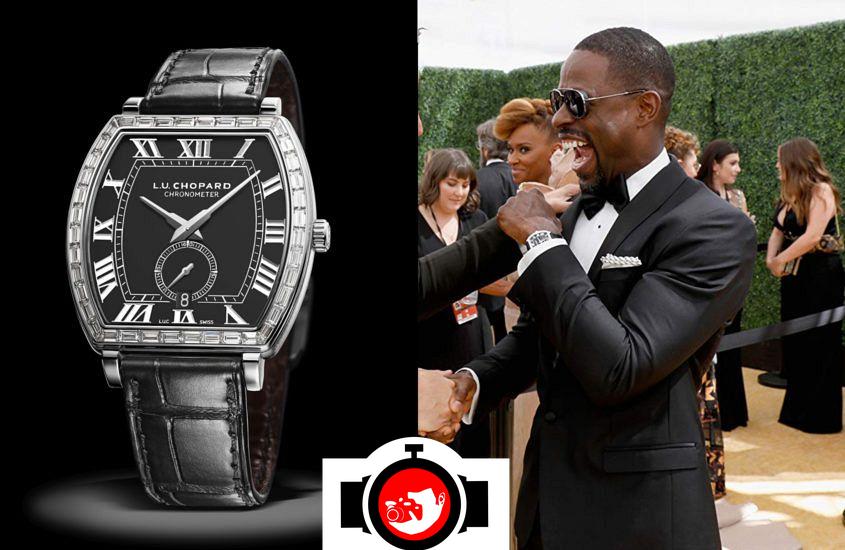 actor Sterling K. Brown spotted wearing a Chopard 