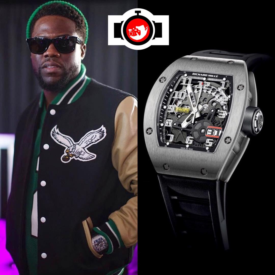 comedian Kevin Hart spotted wearing a Richard Mille RM29