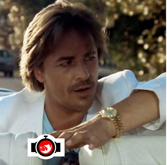 actor Don Johnson spotted wearing a Rolex 