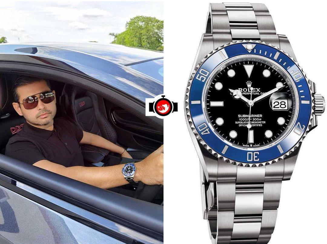 royal Tunku Ismail Ibni Sultan Ibrahim spotted wearing a Rolex 126619LB