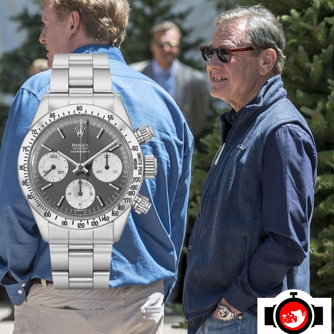 business man Michael Ovitz spotted wearing a Rolex 6265